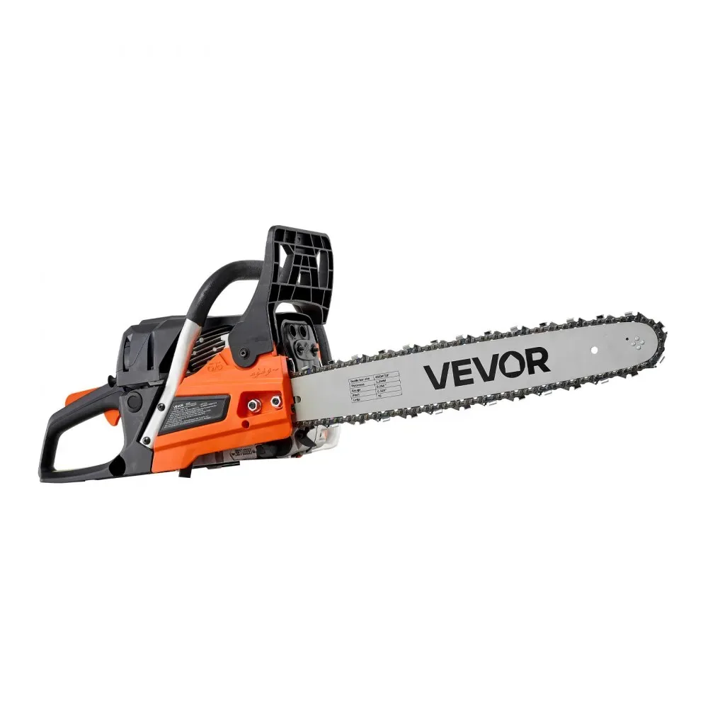 VEVOR gas chainsaw trigger and choke controls