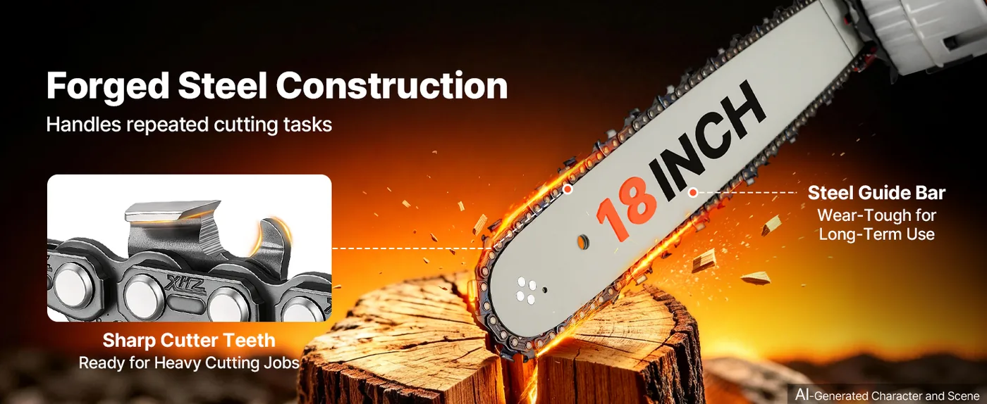 VEVOR 18 in 52cc Gas Chainsaw 2.55HP Selection Guide