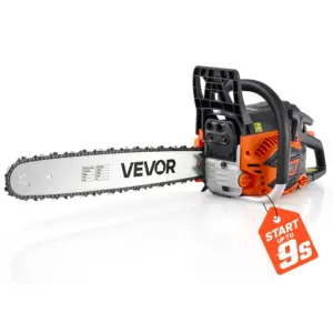VEVOR 20-inch gas chainsaw front view