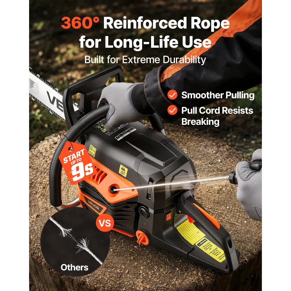 VEVOR 20-inch chainsaw guide bar and chain
