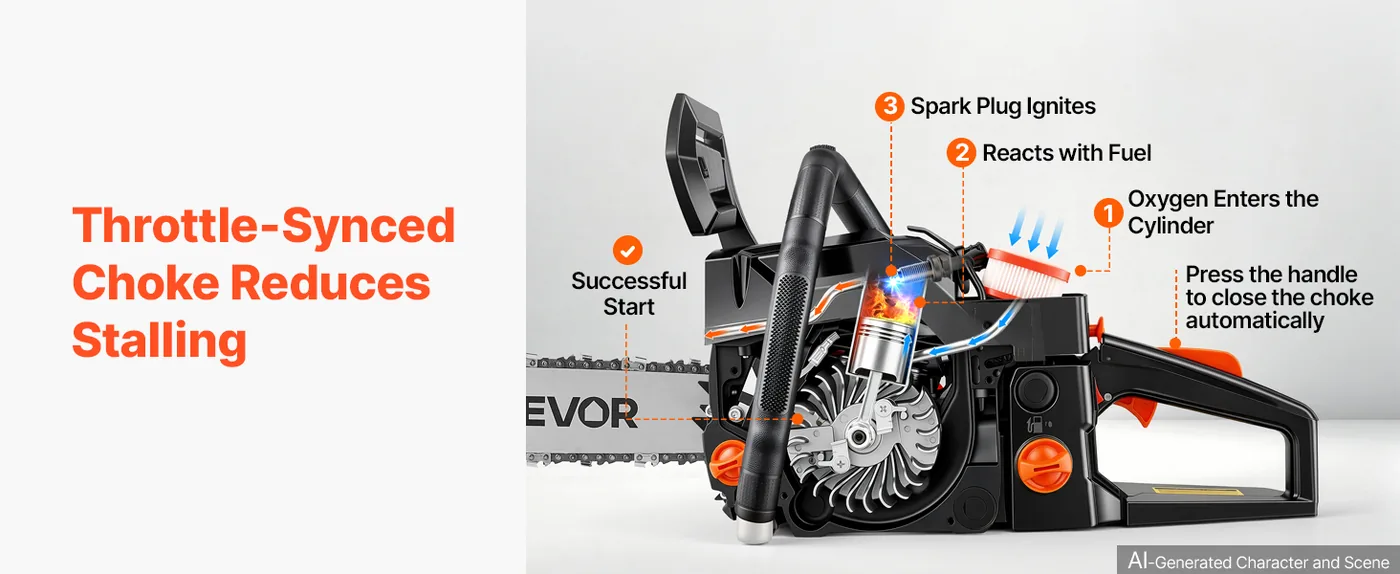 VEVOR 16 in 40cc Gas Chainsaw 1.75HP Reasons to Choose