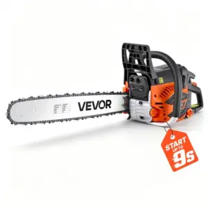 VEVOR 20-inch gas chainsaw front view