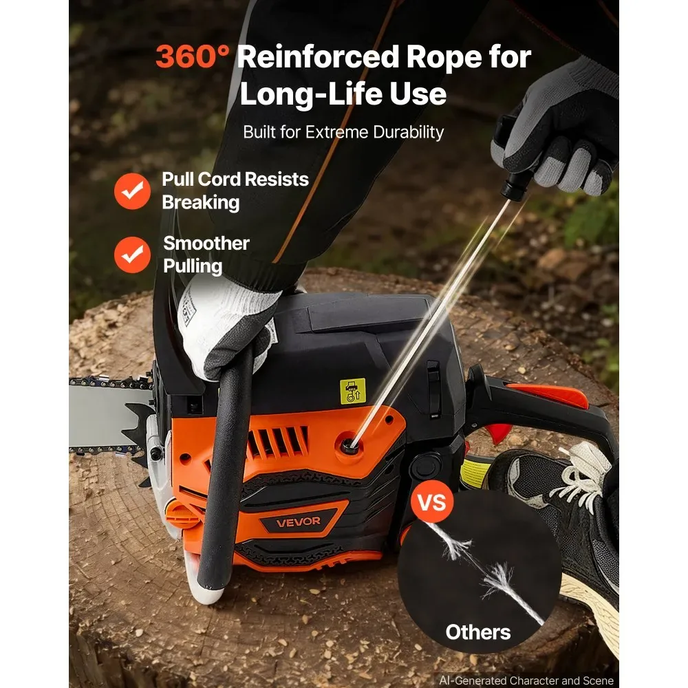 VEVOR 20-inch chainsaw guide bar and chain