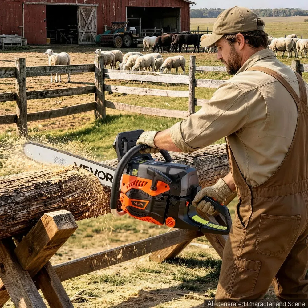 VEVOR chainsaw starter assembly and pull rope