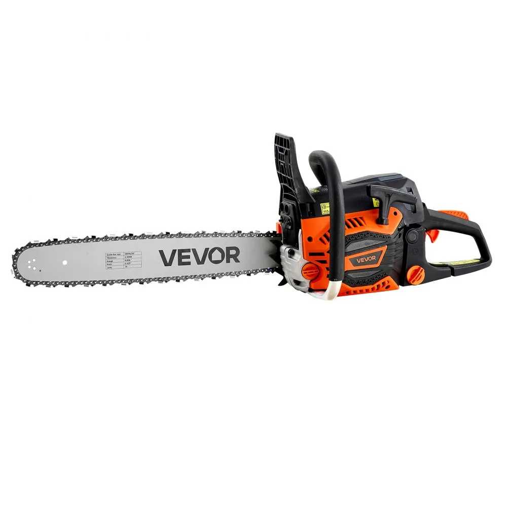 VEVOR gas chainsaw trigger and choke controls