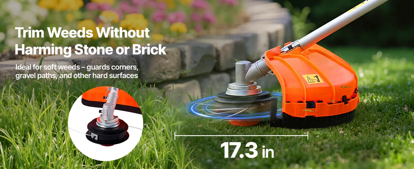 VEVOR Gas Hedge Trimmer 26 cc 4-in-1 Gas Hedge Trimmer & Str String Trimmer
