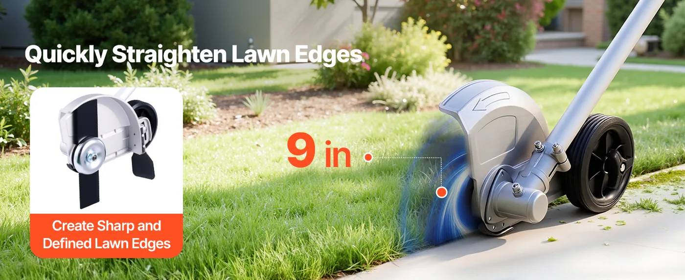 VEVOR Gas Hedge Trimmer 26 cc 4-in-1 Gas Hedge Trimmer & Str Edger
