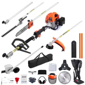 VEVOR Gas Hedge Trimmer 26 cc 6-in-1 Gas Hedge Trimmer & Wee product image 1