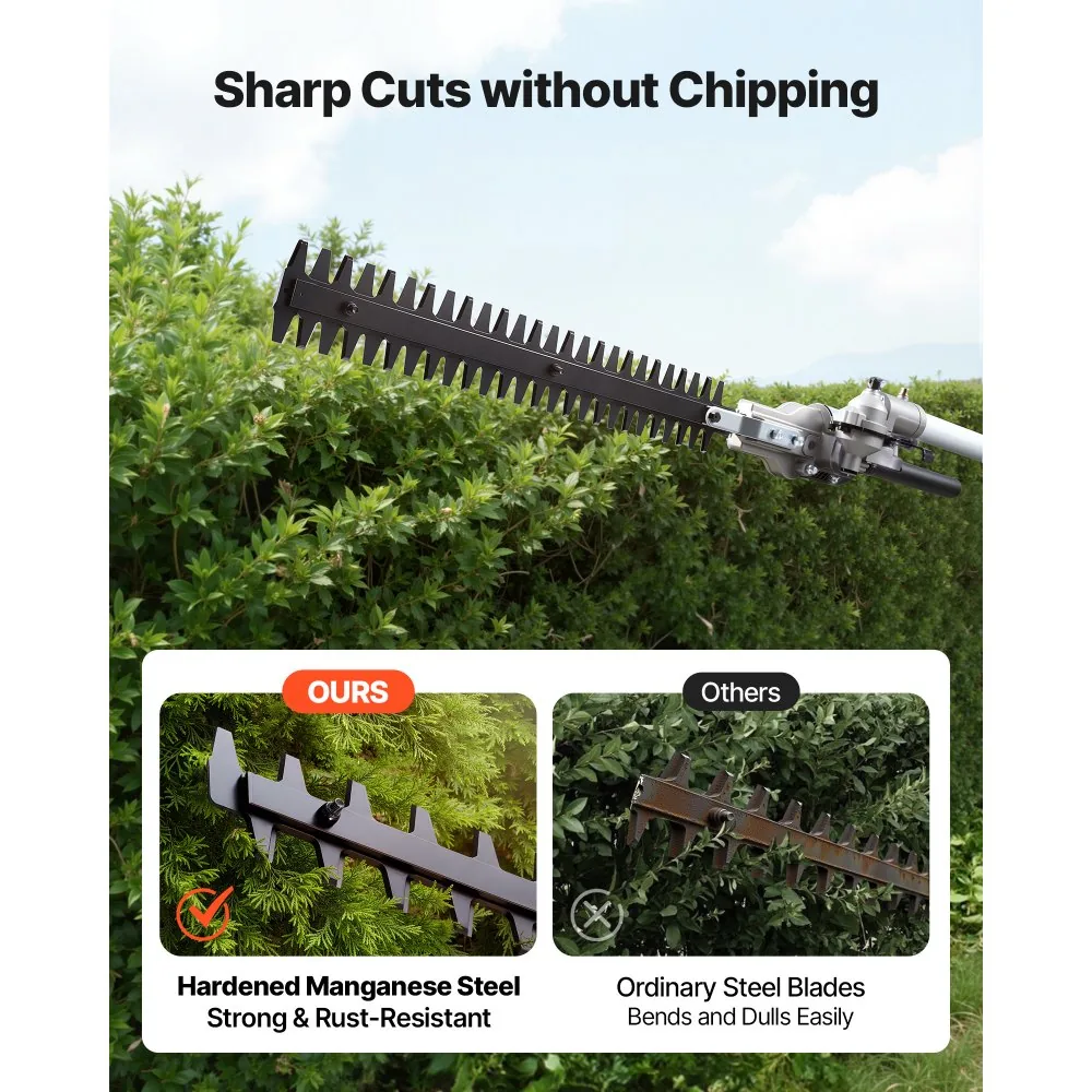 VEVOR Gas Hedge Trimmer 26 cc 6-in-1 Gas Hedge Trimmer & Wee product image 5
