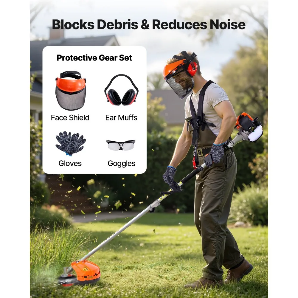 VEVOR Gas Hedge Trimmer 26 cc 6-in-1 Gas Hedge Trimmer & Wee product image 6