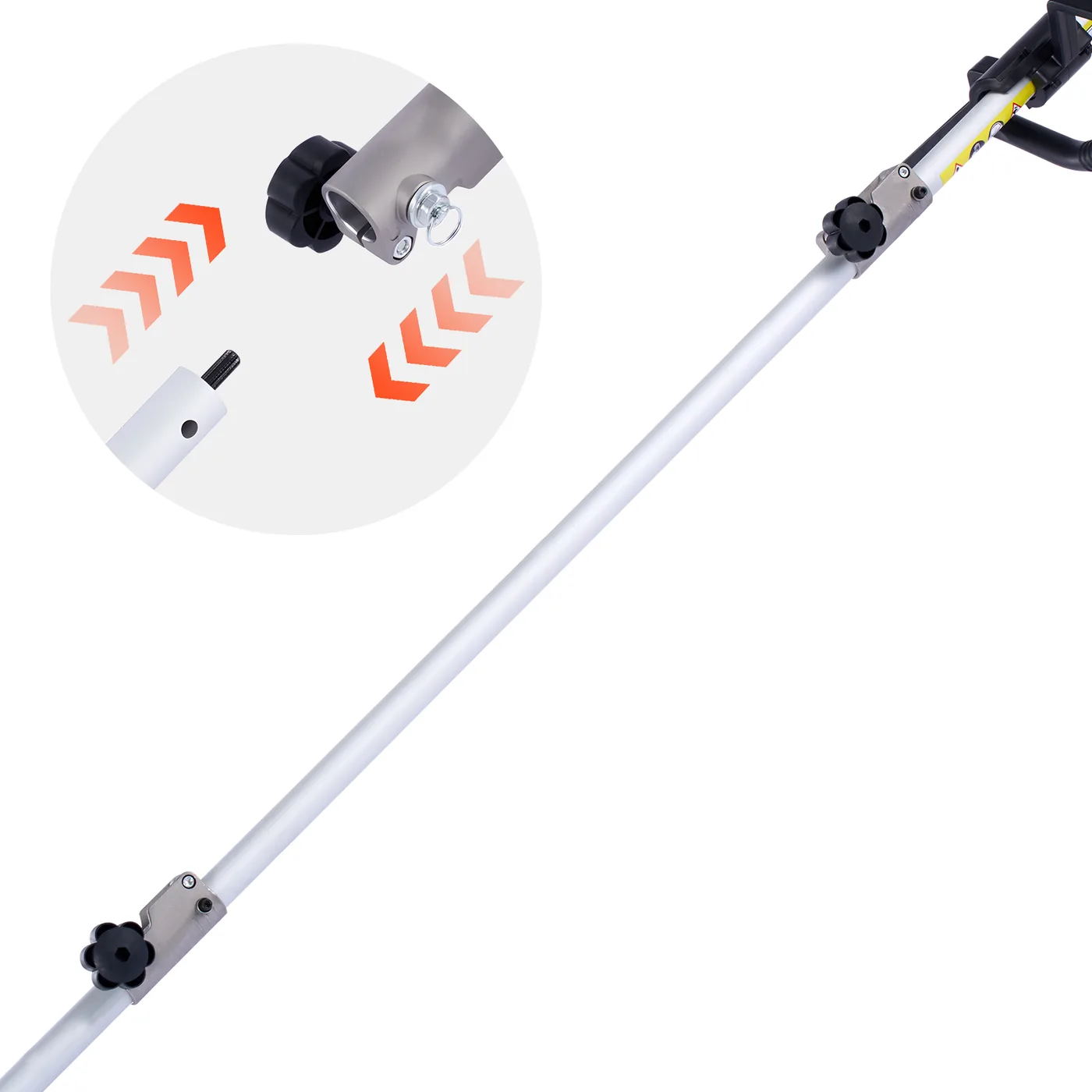 VEVOR Gas Hedge Trimmer 26 cc 6-in-1 Gas Hedge Trimmer & Wee Precise Hedge Shaping