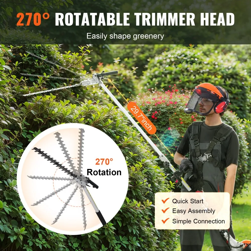 VEVOR 43CC 6-in-1 Multi-Functional Trimming Tools 43 cc 6-in product image 3