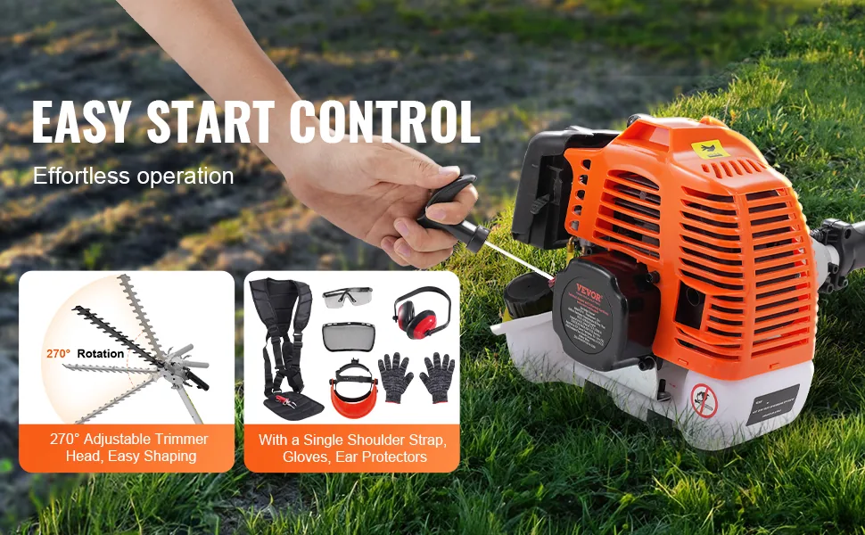 VEVOR 43CC 6-in-1 Multi-Functional Trimming Tools 43 cc 6-in feature 1