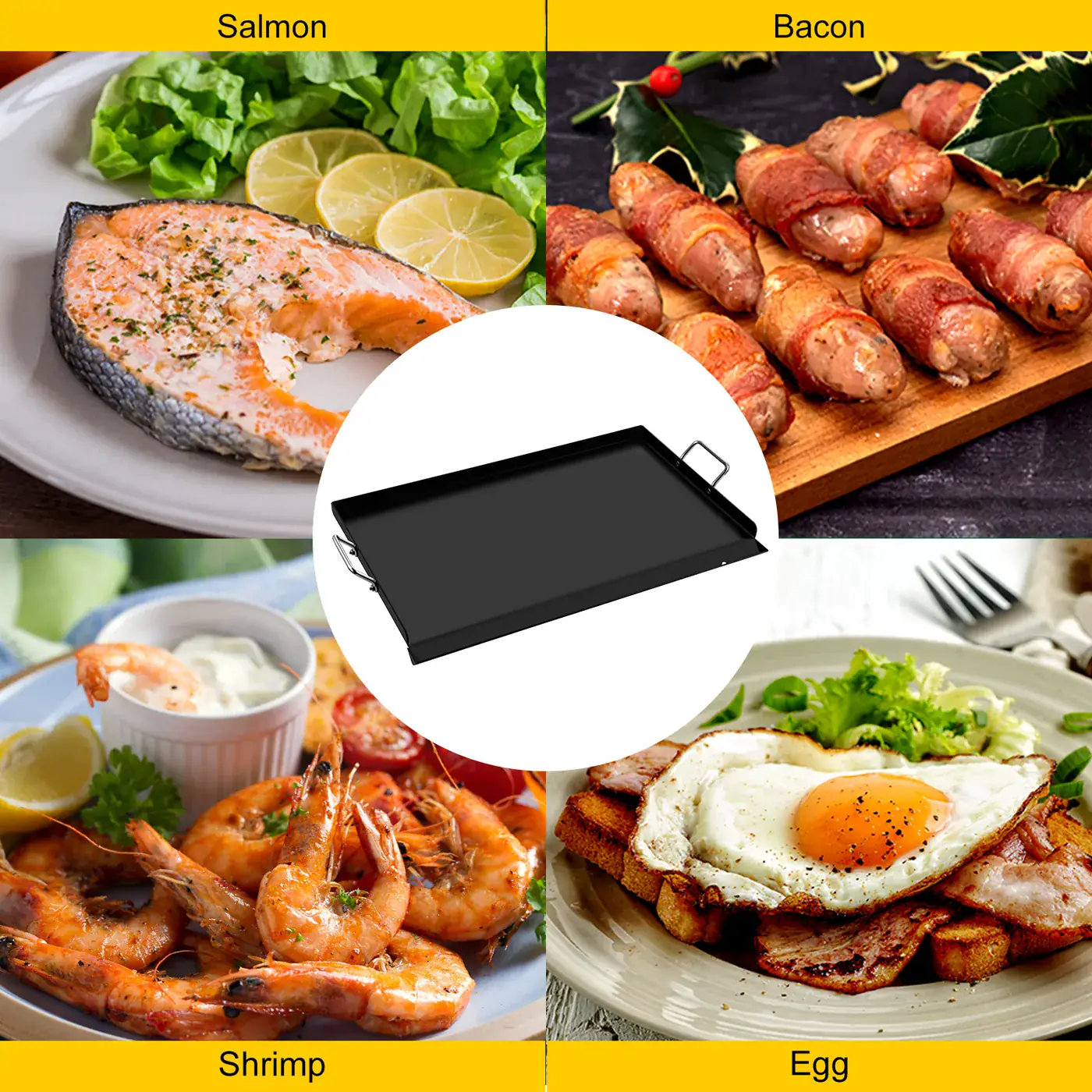 VEVOR Carbon Steel Griddle 24 x 16 in feature 7