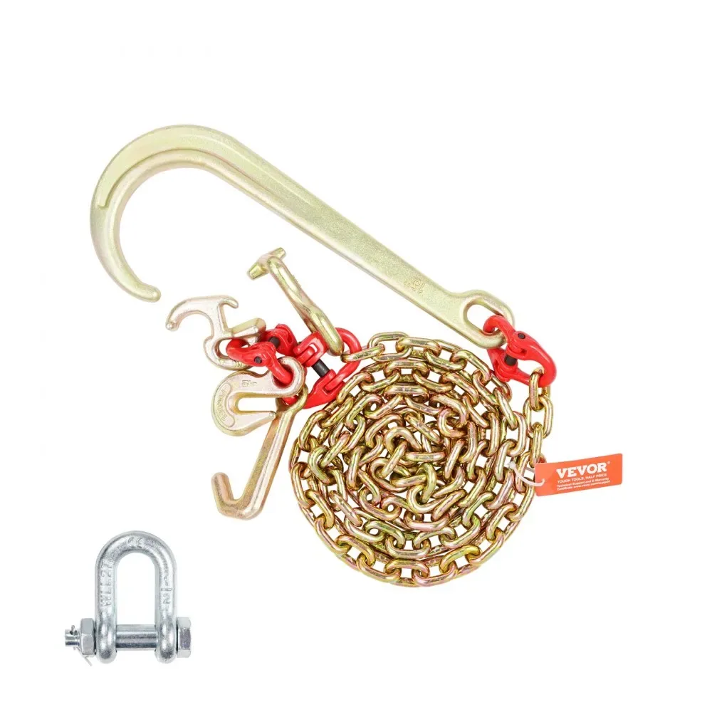 VEVOR J Hook Chain 1 Pack 6 ft Large J Hook+R Hook+T Hook+Sm product image 1