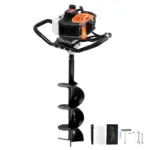 VEVOR Post Hole Digger Gas Powered 52cc+8 inch product image 1