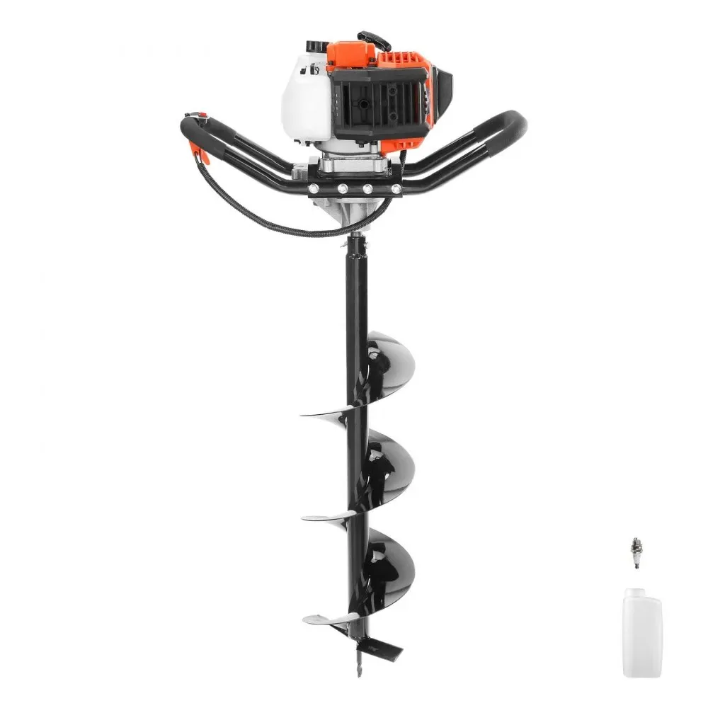 VEVOR Post Hole Digger 43cc+8 inch overview