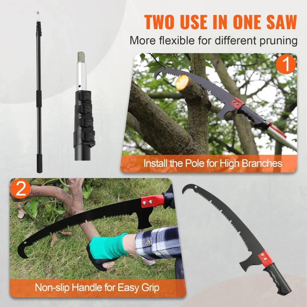 VEVOR pole saw length adjustment guide