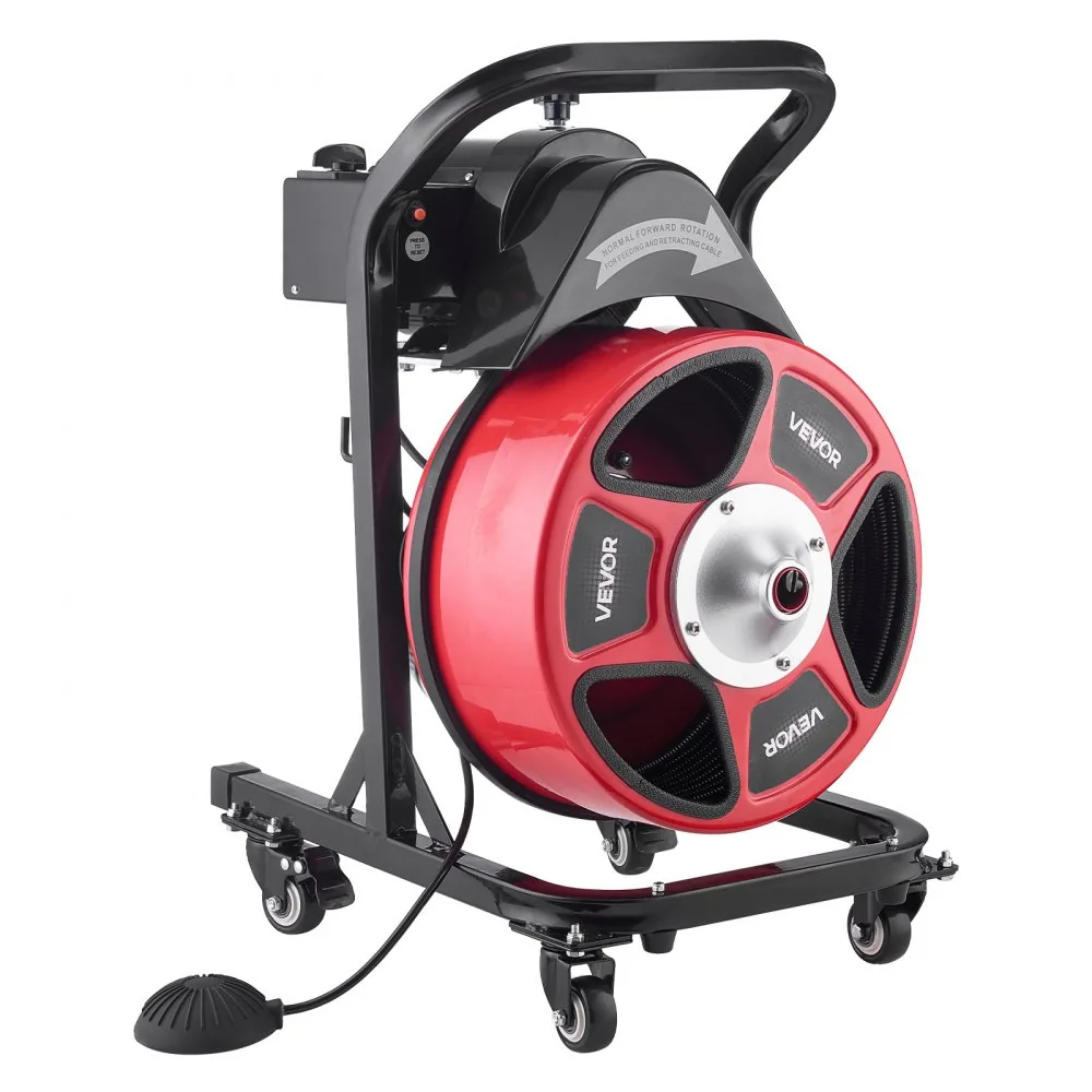 VEVOR Drain Cleaner Machine 50 FT x 1/2 Inch With Wheels product image 12