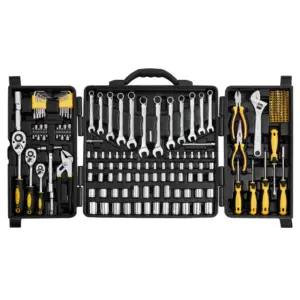 VEVOR 207-Piece Mechanics Tool Set 207 Pcs 1/4", 3/8", 1/2" product image 1