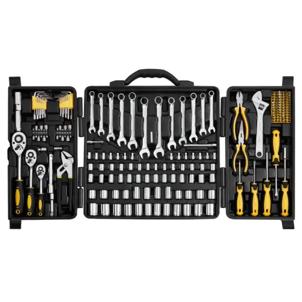 VEVOR 207-Piece Mechanics Tool Set 207 Pcs 1/4", 3/8", 1/2" product image 1