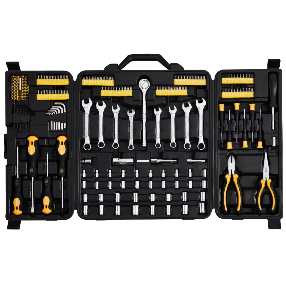 VEVOR 221-Piece Mechanics Tool Set 221 Pcs 1/4", 3/8" product image 1