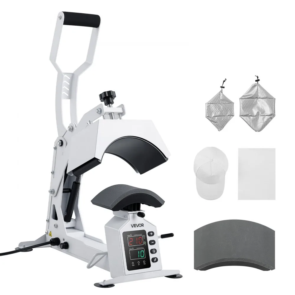 VEVOR Hat Heat Press Machine 2-in-1 White product image 9