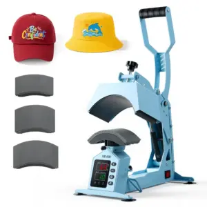 VEVOR Hat Heat Press Machine 4-in-1 Light Blue product image 1