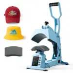 VEVOR Hat Heat Press Machine 2-in-1 Light Blue product image 1