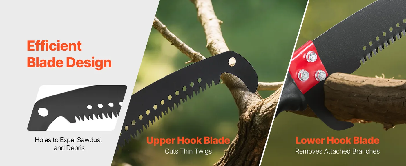 VEVOR manual pole saw overview