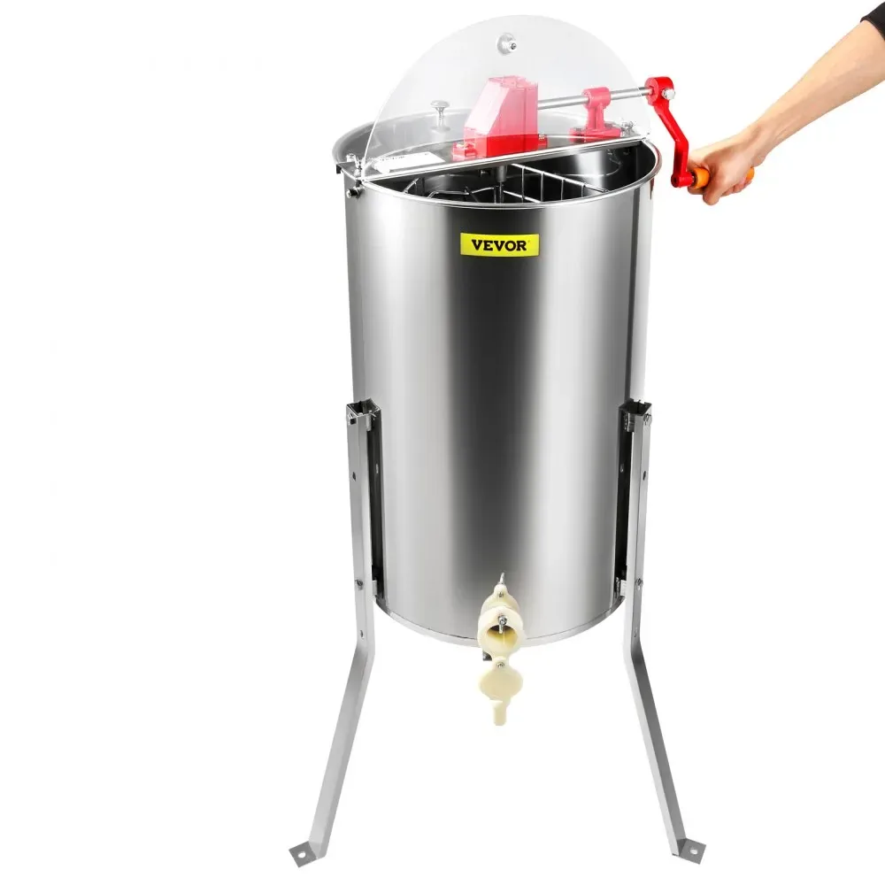 VEVOR Manual Honey Extractor 2/4 Frames 15 inch product image 11