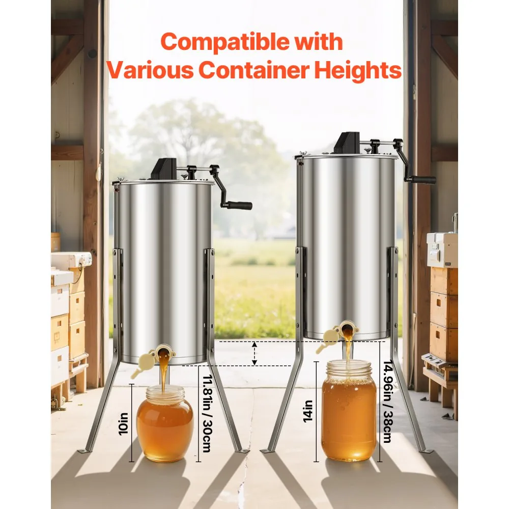 VEVOR Honey Extractor 2 Frame 13.4 inch product image 5