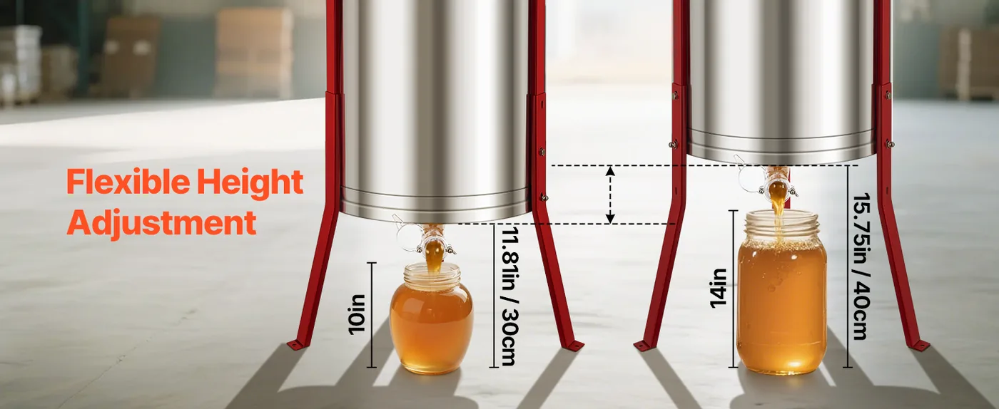 VEVOR Honey Extractor 6-Frame 18.5 inch feature 3