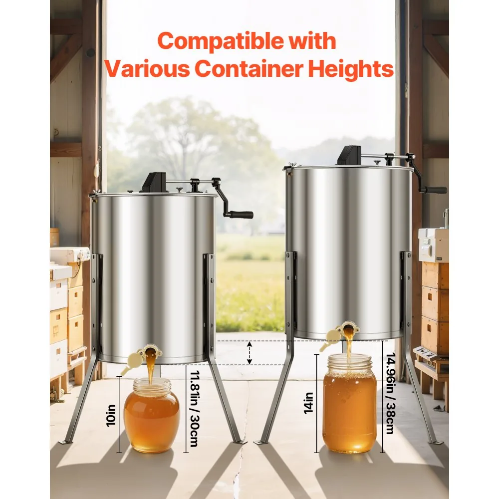 VEVOR Honey Extractor 4/8 Frames 18.5 inch product image 5