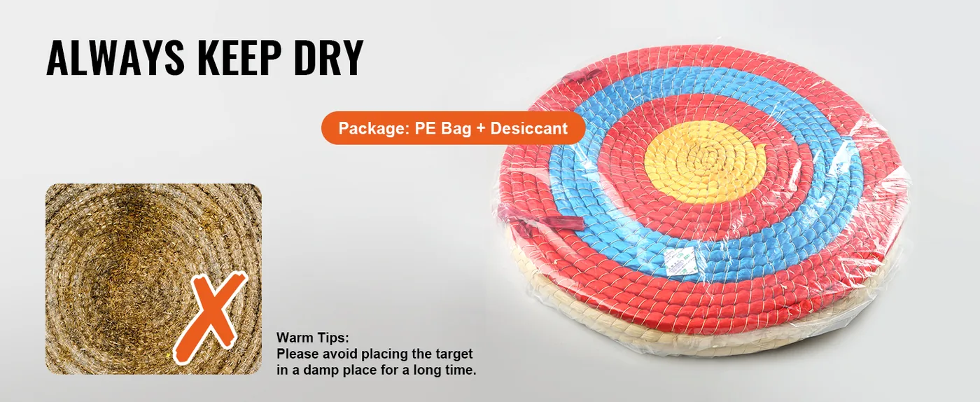 VEVOR Archery Target Straw Stalks 3 Layers - 20 x 20 x 2.5 i feature 4