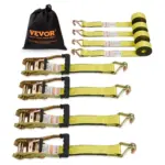 VEVOR Ratchet Tie Down Straps (4PK) 2" x 15' 4 Pcs-piece Set product image 1