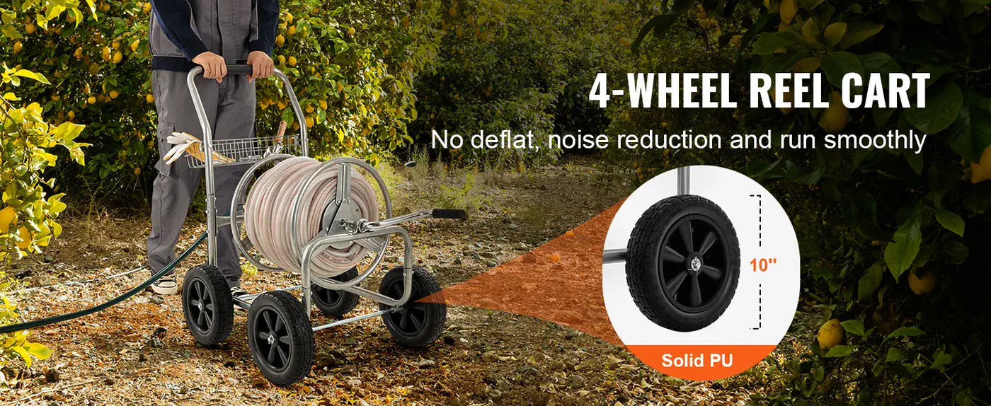 VEVOR Hose Reel Cart 300ft feature 2