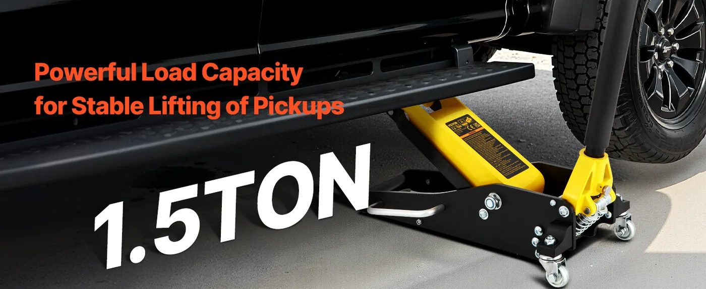 VEVOR Floor Jack 1.5 Ton Pro-Level Load-Bearing