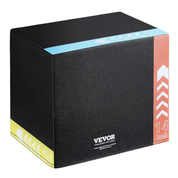 VEVOR 3 in 1 Plyometric Jump Box 16 x 14 x 12 inch Recycled product image 1