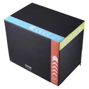 VEVOR 3 in 1 Plyometric Jump Box 30 x 24 x 20 inch Foam product image 1