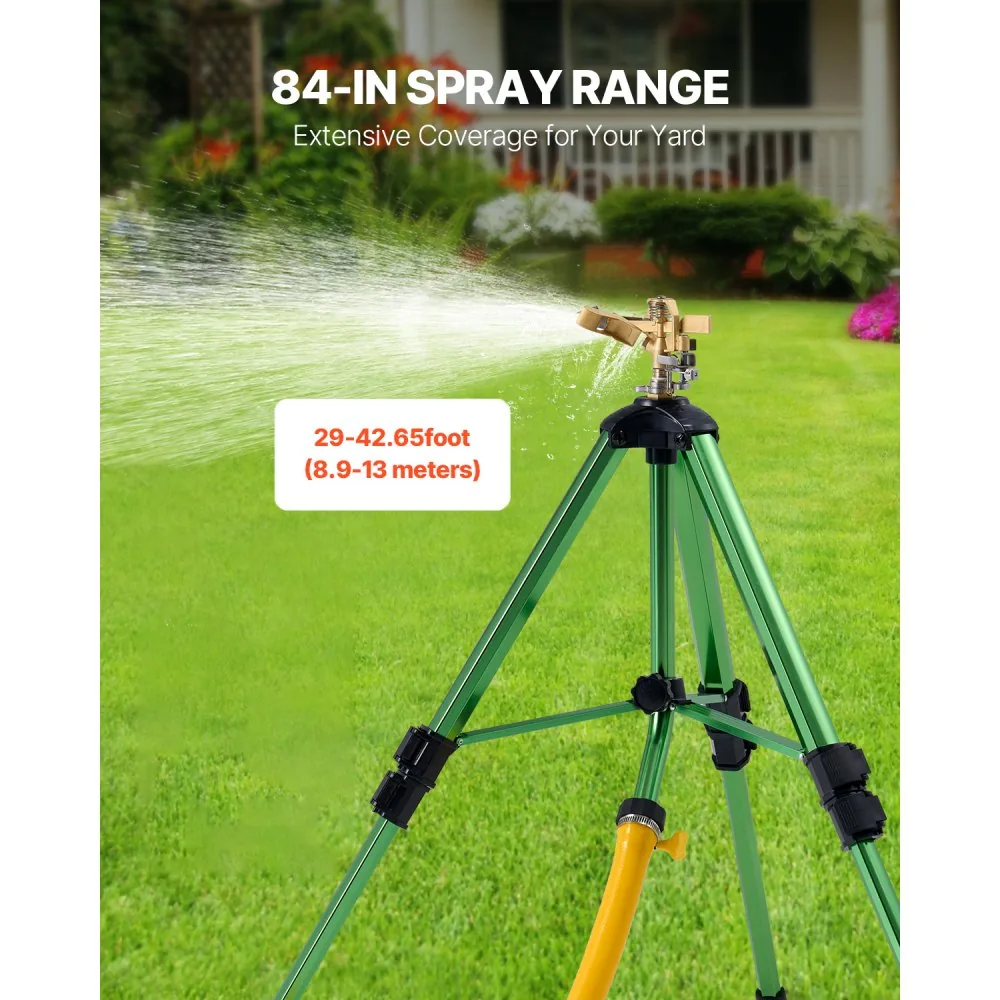 VEVOR Impact Sprinkler on Tripod Base 1 PC-37in-Green product image 2