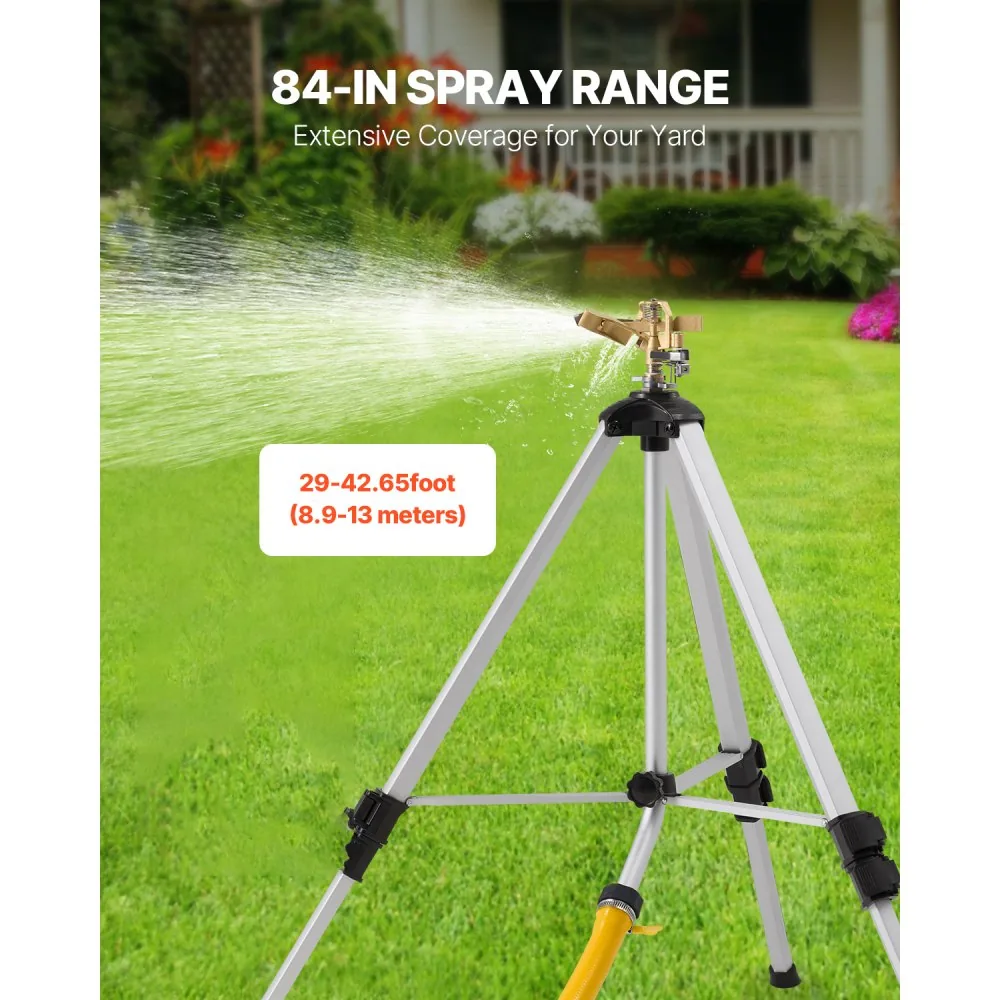 VEVOR Impact Sprinkler on Tripod Base 1 PC-50in-Grey product image 2