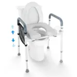 VEVOR Raised Toilet Seat 350 lbs Non-Adjustable Width Withou product image 1
