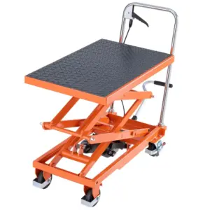 VEVOR Hydraulic Lift Table Orange Double Scissor 500 lbs product image 1