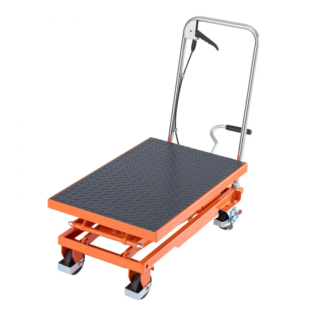 VEVOR Hydraulic Lift Table Orange Double Scissor 500 lbs product image 11