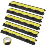 VEVOR 5 pack 2 channel cable protector ramp front view