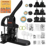 VEVOR Button Maker 1"&1.25"&2.25" Black 300 Pcs product image 1