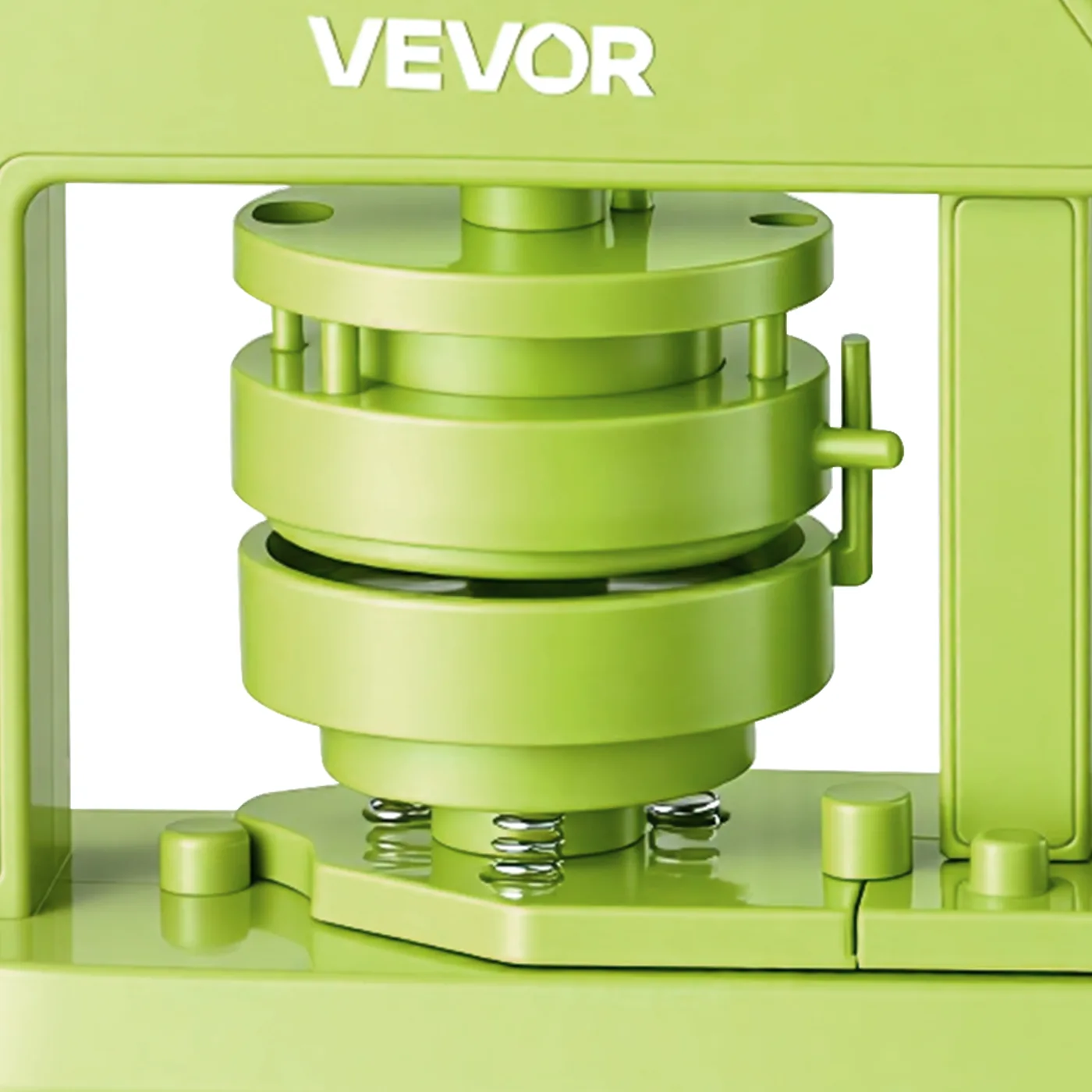 VEVOR Button Maker Machine 58mm Rotation 100pcs Smooth-Glide Plastic Slider
