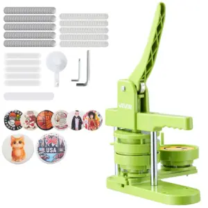 VEVOR Button Maker Machine 75mm Lateral movement 100pcs product image 1