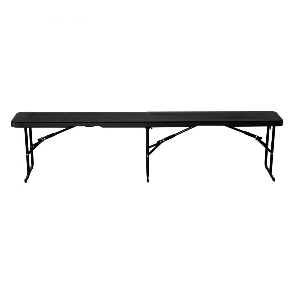 VEVOR Plastic Folding Bench Black 2 PCS product image 10